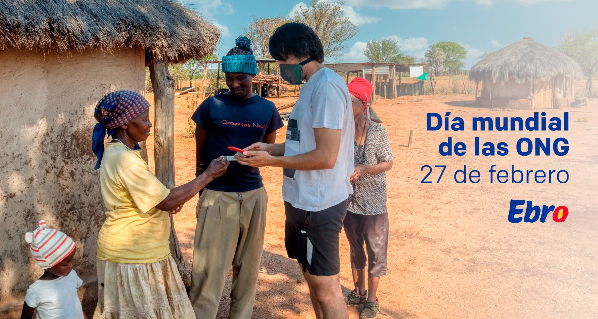 En el #DíaMundialDeLasONG agradecemos a todas las personas y organizaciones que trabajan para hacer que este mundo sea un lugar mejor. 🙏🌍 #FundaciónEbro #ONG