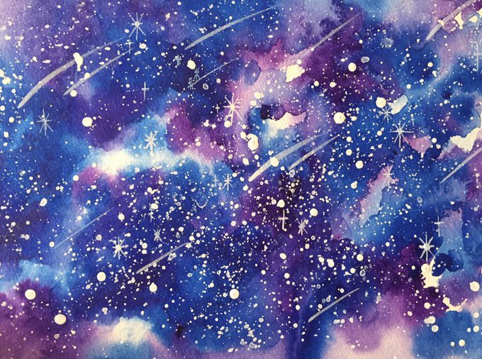 「painting (medium) shooting star」 illustration images(Latest)