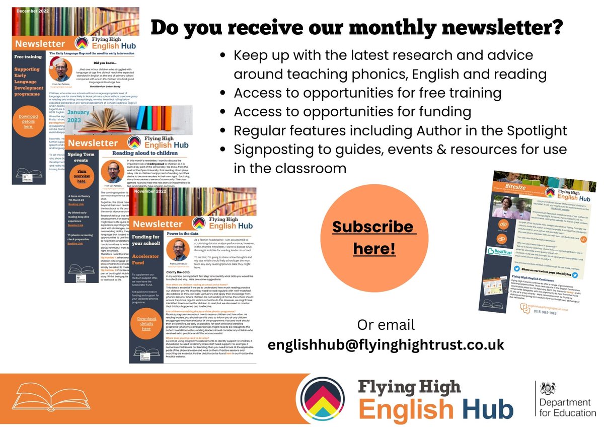 HubFlying's tweet image. Email englishhub@flyinghightrust.co.uk to subscribe!
 
#englishhub #CPD