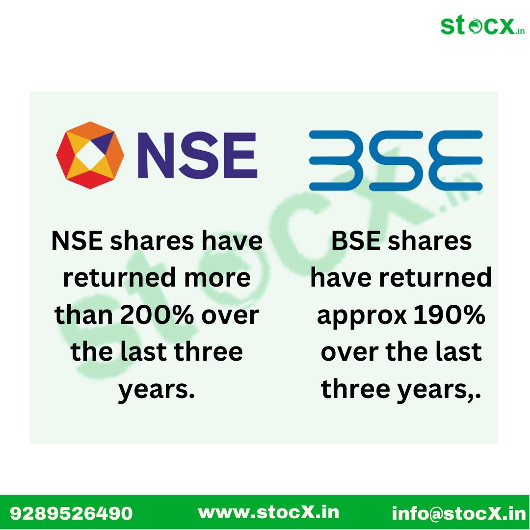 Stocx3's tweet photo. Where should you invest, NSE or BSE?

@NSEIndia @BSEIndia #nsebsebulls #NSE #BSE https://t.co/qOUoegUZEo