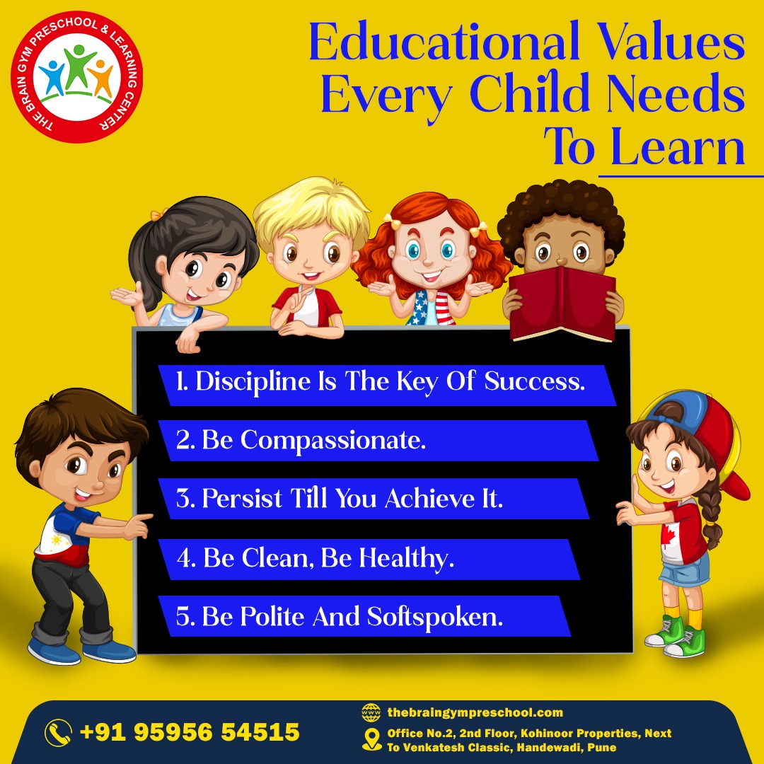 Here Are Some Educational Values Every Child Needs To Learn.

#preschoollife #preschoolactivities #preschoolactivity #preschoolteachers #preschooler #preschoolactivity #playschool #playschools #playschool #discipline #disciplined #disciplinedmind #disciplineiskey #learn #learning