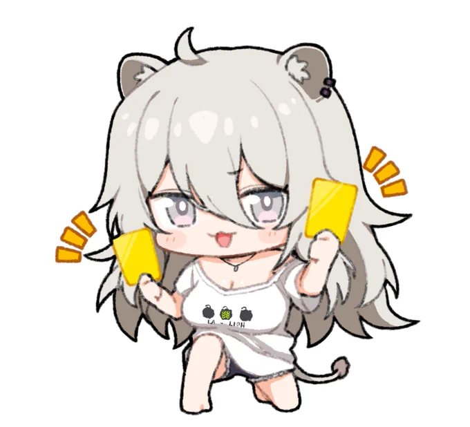 ホロ鯖で既にイエローカード二枚所持
獅白ぼたんの明日はどーっちどっちだ!
 #ししらーと 