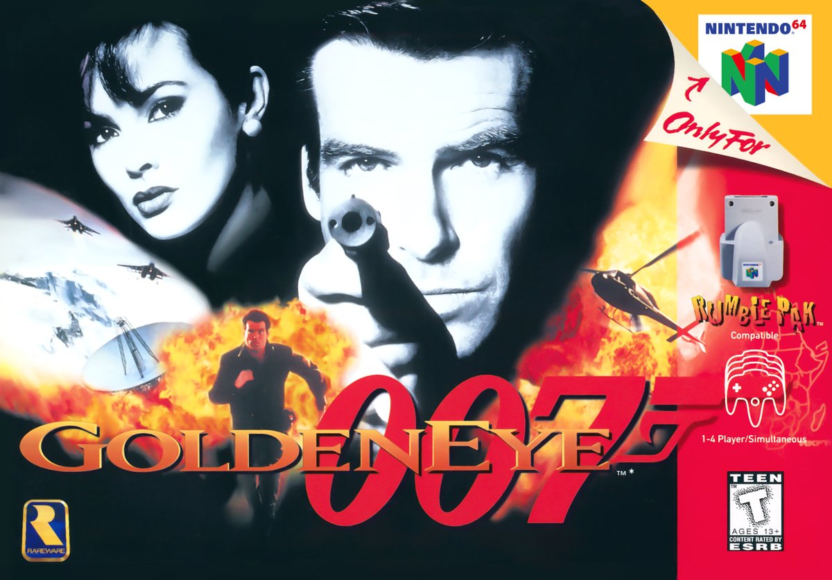 007's tweet photo. GoldenEye 007 launches on Nintendo Switch Online and Xbox Game Pass. #GoldenEye007 

https://t.co/UyI6hSTR0k https://t.co/vxyMAlyIqQ