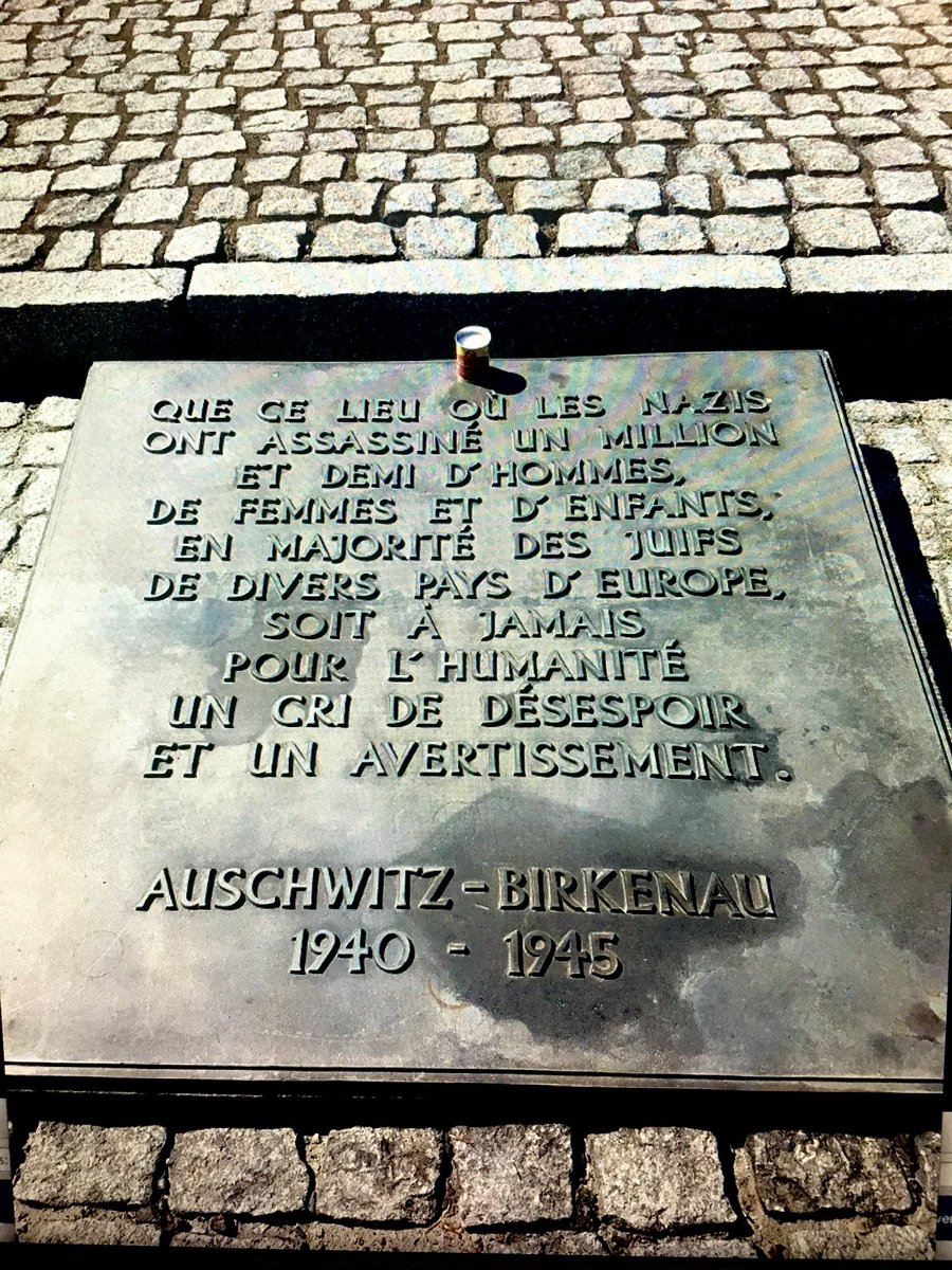 « Rien ne s'efface : les convois, le travail, l'enfermement, les baraques, la maladie, le froid, le manque de sommeil, la faim, les humiliations, l'avilissement, les coups, les cris... rien ne peut ni ne doit être oublié.» Simone Veil #Shoah #78ans #Auschwitz