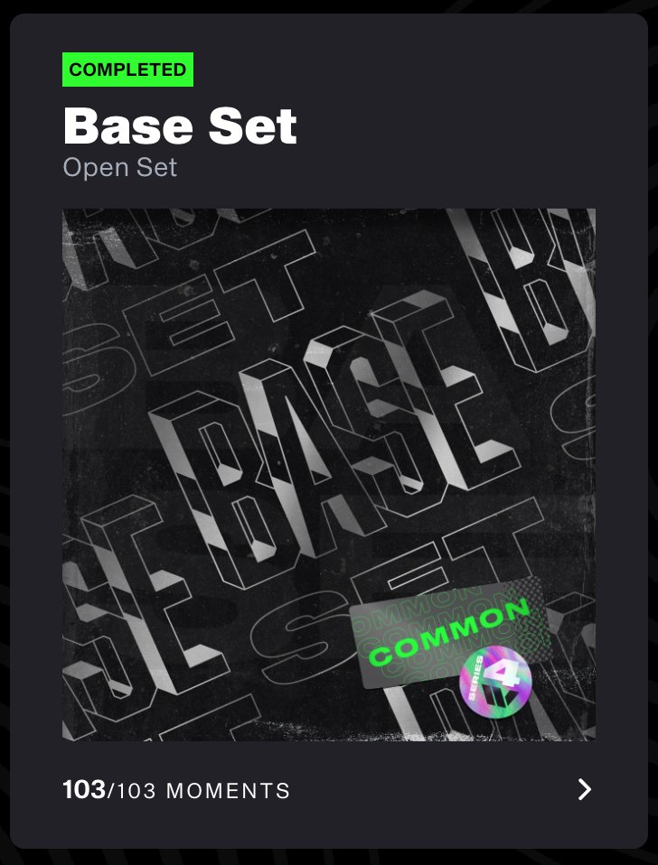 Sets complete, once again!

<a href="/NBATopShot/">NBA Top Shot</a>