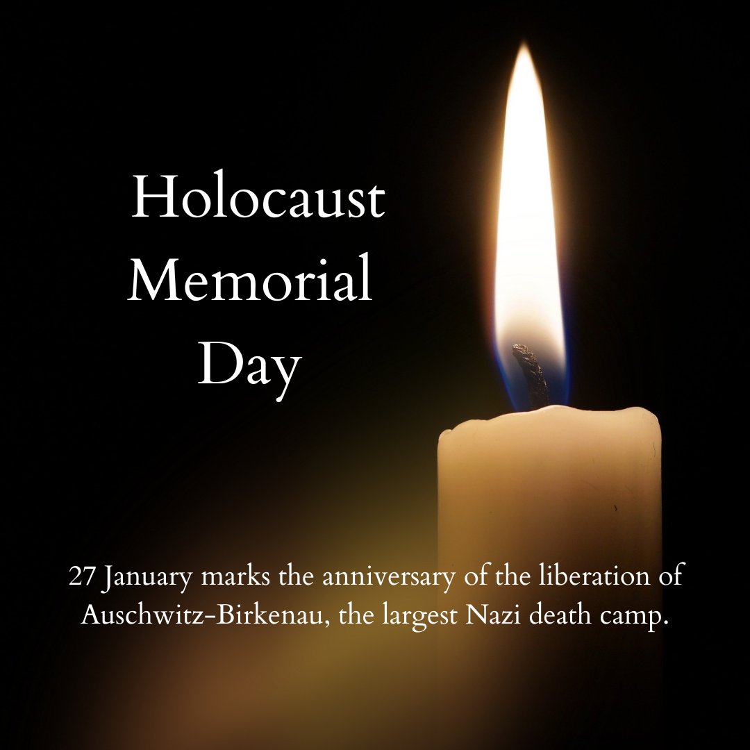 PascalTheatreCo's tweet image. 27 January marks the anniversary of the liberation of Auschwitz-Birkenau, the largest Nazi death camp. #HolocaustMemorialDay remembers the six million Jews murdered during the Holocaust, and millions of others killed under Nazi persecution. @HMD_UK #standwithjews