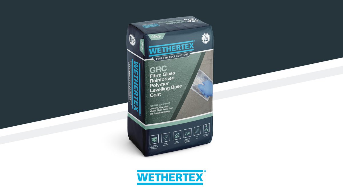 The ultimate base for mixed substrates. Wethertex GRC Fibre Glass Reinforced Polymer Levelling Base Coat can be applied by hand or spray in temperatures as low as 3°C.

For more information on GRC, visit our website at: wethertex.co.uk