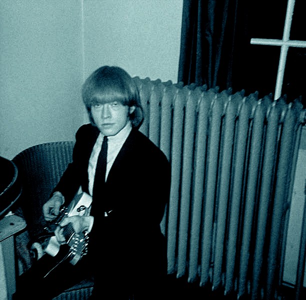 Brian Jones  - backstage 1963