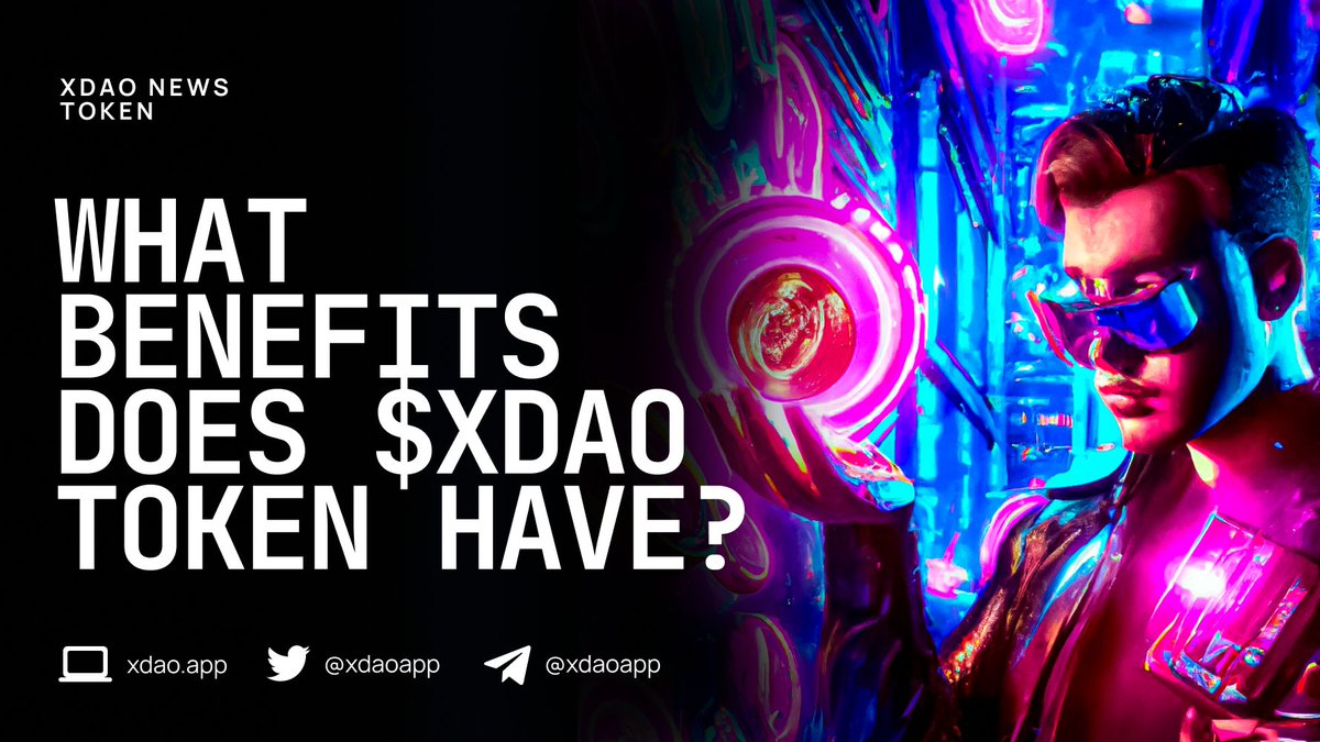 xdaoapp's tweet photo. Staking $XDAO tokens comes with a lot of benefits🔥

Every holder will be able to use our new #DEXDAO feature as a benefit of staking $XDAO. This positions you in control of your #assets🤩

Get your $XDAO tokens! 👇

https://t.co/t12RHglJyx https://t.co/mOY9dkpmRU