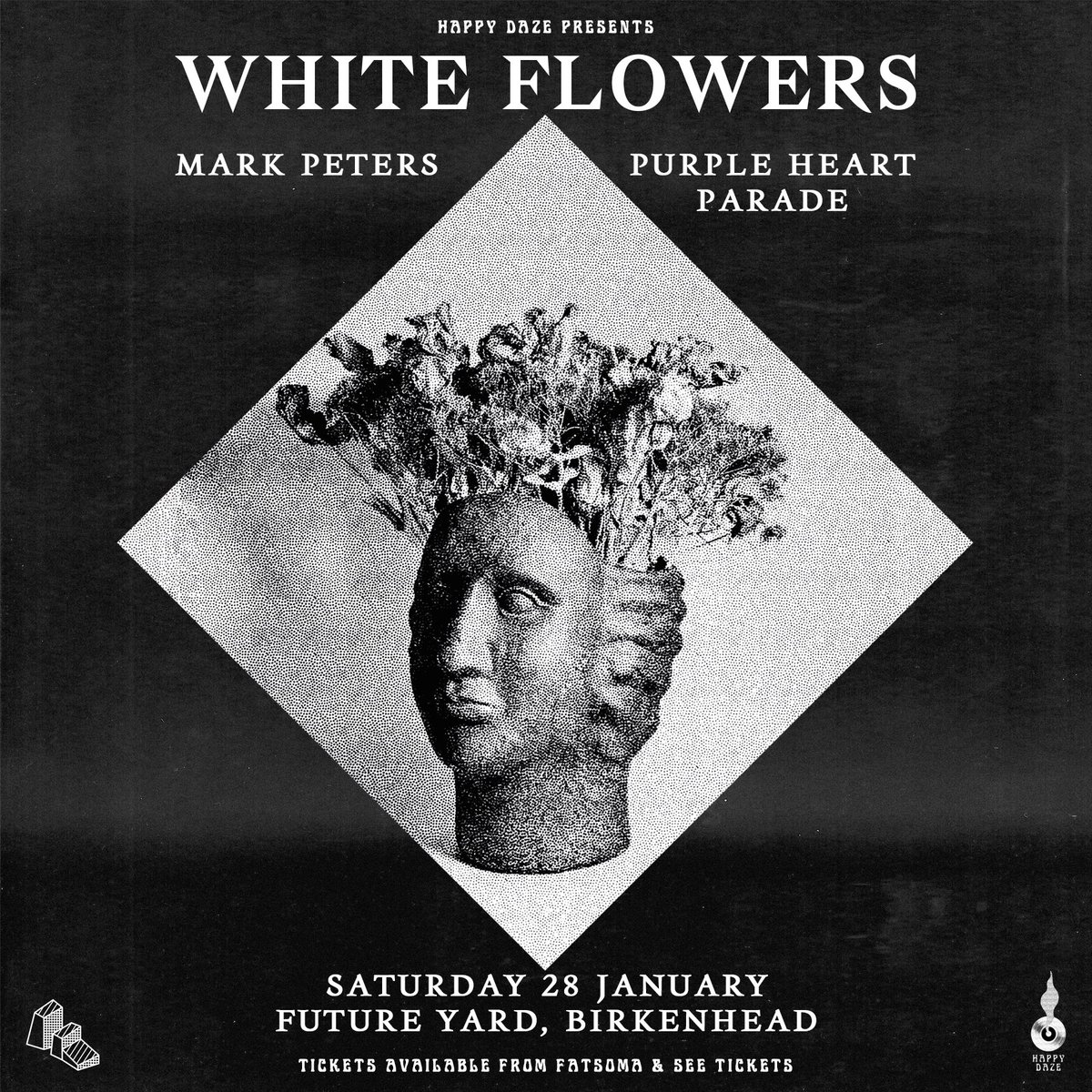 Happy Daze (@happydazealways) on Twitter photo TOMORROW, <a href="/wwwhiteflowers/">White Flowers</a> head to <a href="/future_yard/">Future Yard</a> as part of @IVW_UK with support from <a href="/talktopeters/">Mark Peters</a> and <a href="/PurpleHrtParade/">Purple Heart Parade</a> for one night of ethereal sonic delight.
๐ Few tickets still remaining >> linktr.ee/happydazetickeโฆ TOMORROW, <a href="/wwwhiteflowers/">White Flowers</a> head to <a href="/future_yard/">Future Yard</a> as part of @IVW_UK with support from <a href="/talktopeters/">Mark Peters</a> and <a href="/PurpleHrtParade/">Purple Heart Parade</a> for one night of ethereal sonic delight.
๐ Few tickets still remaining >> linktr.ee/happydazetickeโฆ