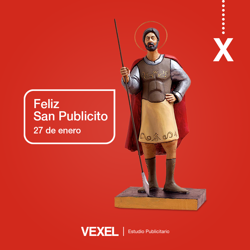 𝑳𝒂 𝒑𝒖𝒃𝒍𝒊𝒄𝒊𝒅𝒂𝒅 𝒆𝒔 𝒃𝒂́𝒔𝒊𝒄𝒂𝒎𝒆𝒏𝒕𝒆 𝒑𝒆𝒓𝒔𝒖𝒂𝒔𝒊𝒐́𝒏, 𝒚 𝒍𝒂 𝒑𝒆𝒓𝒔𝒖𝒂𝒔𝒊𝒐́𝒏 𝒏𝒐 𝒆𝒔 𝒖𝒏𝒂 𝒄𝒊𝒆𝒏𝒄𝒊𝒂, 𝒔𝒊𝒏𝒐 𝒖𝒏 𝒂𝒓𝒕𝒆. 𝑾𝒊𝒍𝒍𝒊𝒂𝒎 𝑩𝒆𝒓𝒏𝒃𝒂𝒄

¡Desde Vexel hoy celebramos San Publicito! 🤓