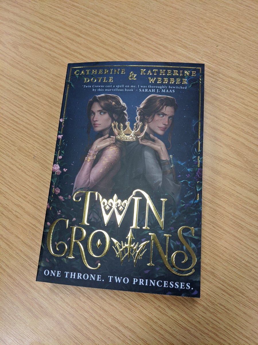 Some beautiful #bookpost from @EMTeenFiction can't wait to dive into this series 👑⚔️👑 @doyle_cat @kwebberwrites #YAbooks #twincrowns #yafantasy #youngadult #bookpreview