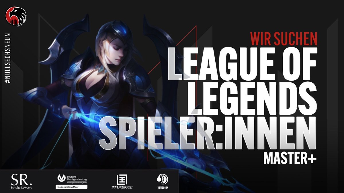 Gude! 

Aufgrund unglücklicher Umstände suchen wir für den Winter Split nach einem Toplaner für unser Main Team in der 4. Div. Meldet euch gerne direkt bei unserem Manager <a href="/ECFOhToodles/">Dominik Allhenn</a> auf Twitter oder OhToodles#0143 auf Discord für weitere Infos.

<a href="/lft_prime/">Prime League LFT</a> #NullSechsNeun