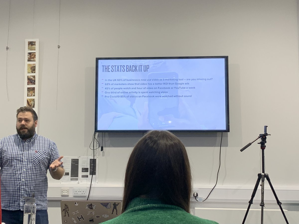 A brilliant first knowledge workshop yesterday!

Yesterday we were treated to an incredibly insightful morning listening to the fantastic Chris England BA Dip CIPR talk about how we should be using video within business 🎥

Keep an eye out for our future workshops 👀

#Grantham