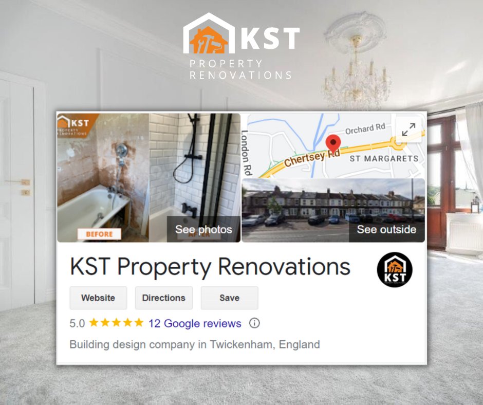 KSTPropertyReno's tweet photo. Have you ever had any work done by KST Property Renovations? 🧐

We'd be eternally grateful if you could spare a minute to leave a review on our Google page. Just click the link below to get started:
https://t.co/igjIvMJM6K
(Gmail account is required)

Thank you for your time🙂 https://t.co/Vc71mzZzDm