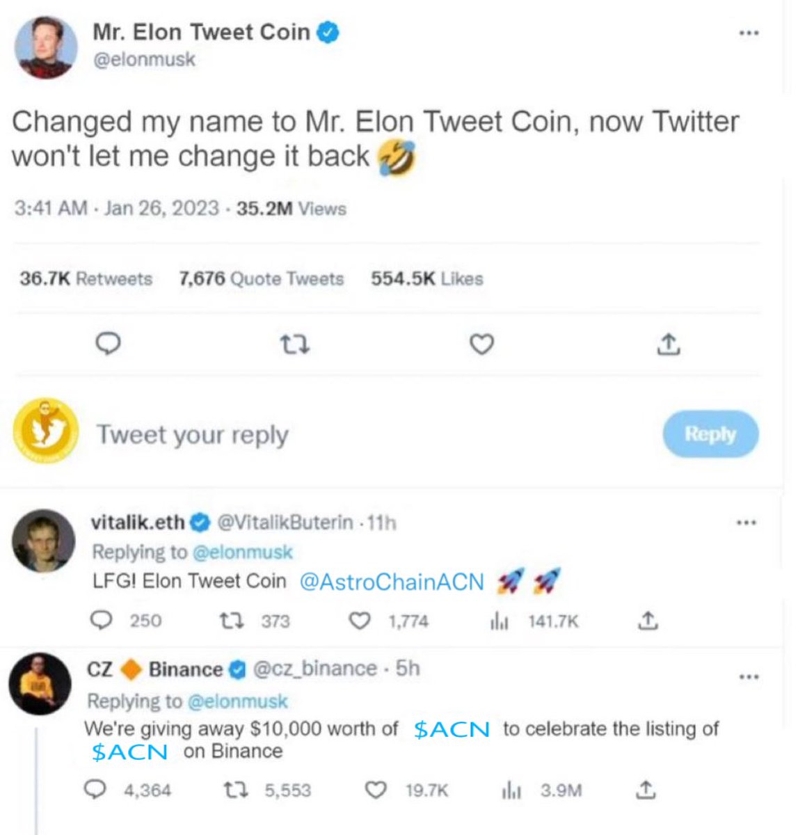 StevenEwon69's tweet photo. @AstroChainArmy #ACNmeme @AstroChain @AstroChainArmy @AstroChainACN $ACN https://t.co/1E5bax1z4e