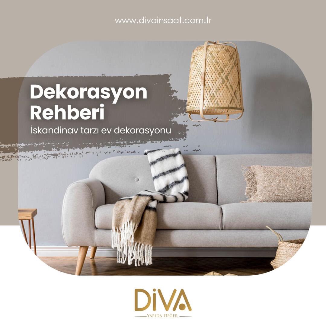 İskandinav tip dekorasyonda evlerin rahat, şık ve düzenli olması amaçlanıyor. Modernizmin gelenekselliği kaybetmeden uygulanması temel alınarak doğmuş olan tarzın öne çıkanı basit ve minimal olurken işlevselliği kaybetmemek.

#divainsaat