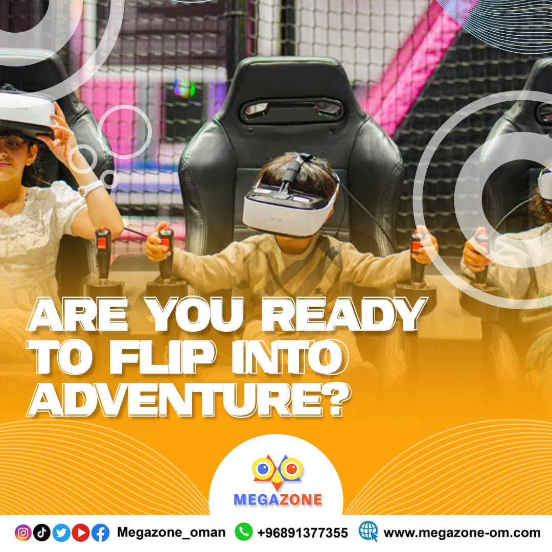 Megazone_oman's tweet photo. Let your kids have next-level fun with virtual reality. 😎 😎

Call +96891377355 to make a reservation.
Website: https://t.co/nJQN1bkTtt

#kidsoman #playnlearn #learnwithfun #activitiesforkids #omanikids #TrampolinePark #amusementpark #soharkids #sohar #VRgames #weekend #fun https://t.co/D1sJwLWH7R