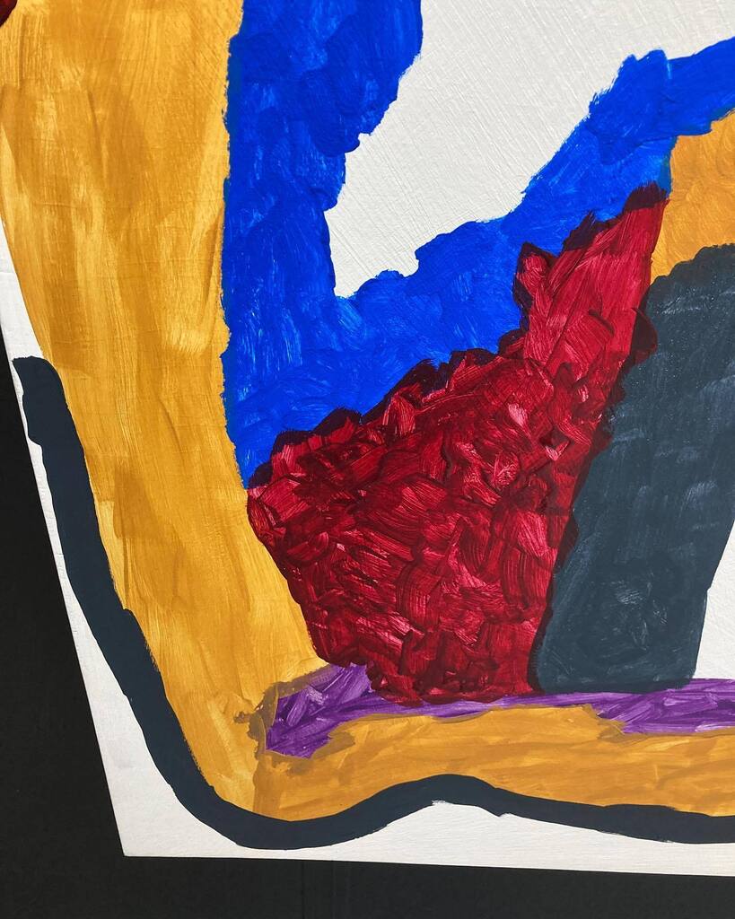 thecoloruben's tweet photo. Details from a recent painting. What do you think of this? What are parts that you like? What do you dislike? Is it interesting to look at? Why? Why not? 

While making these I tried to follow my intuition and not ‘think’ what I was doing. But is it real… https://t.co/ozppRdLqco https://t.co/gST2KDVgWc
