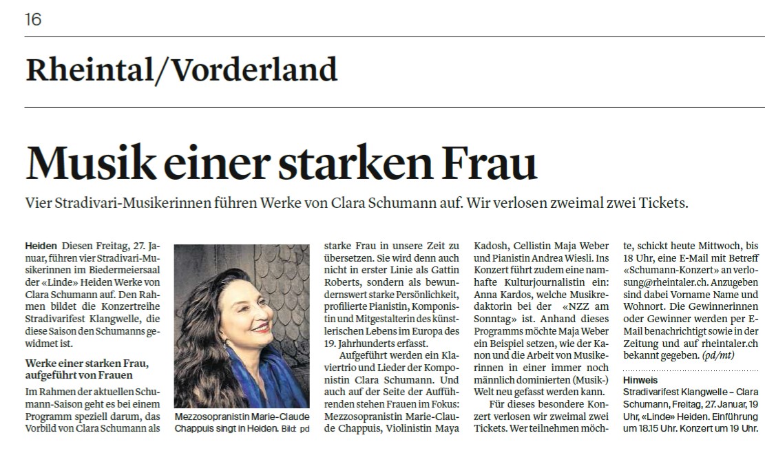MajaWeberCello's tweet photo. Musik einer starken Frau

Herzlichen Dank an Max Tinner (@Rheintalonline ) https://t.co/iz9RA7BKle