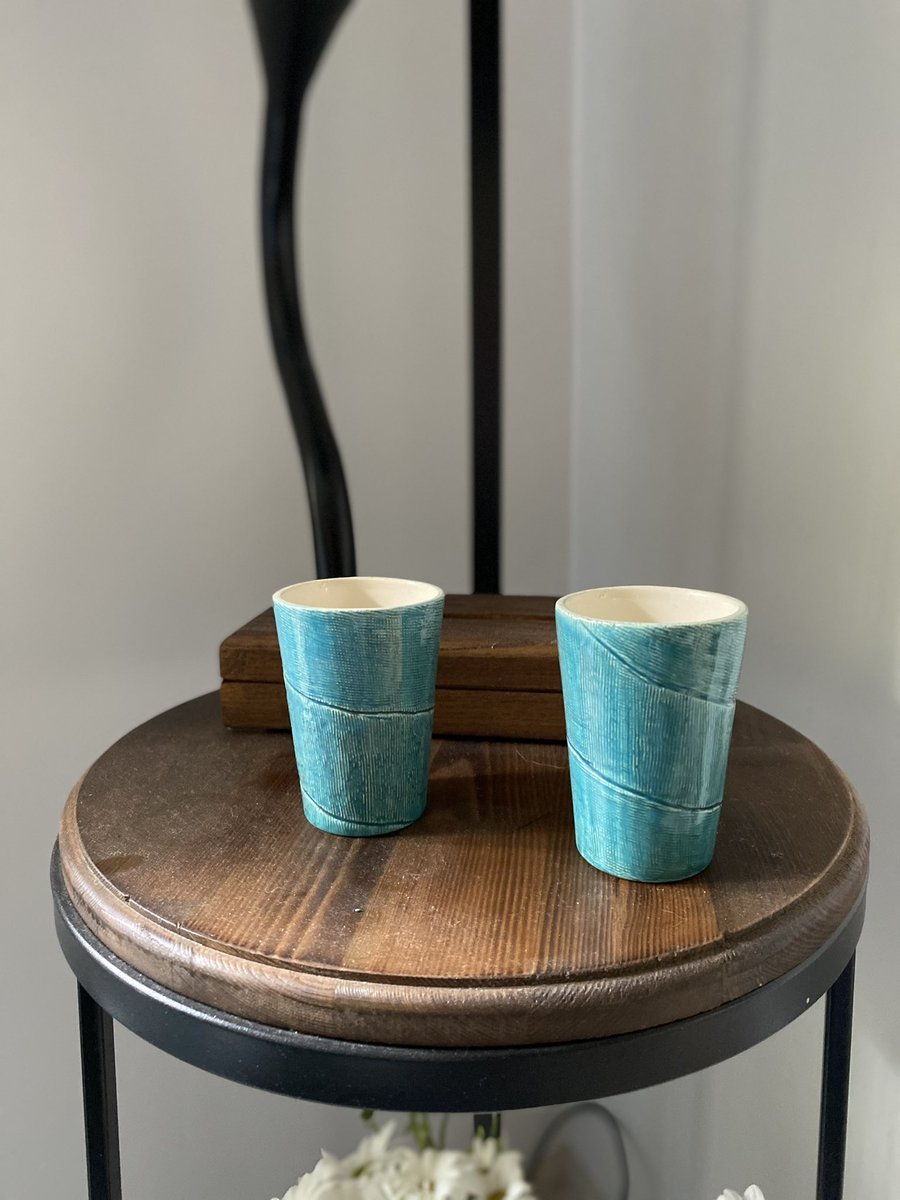 Kahve saatiniz için #seramik mavi bardaklarımız sizlerle! ☕️

Our #ceramiccups are available for your #coffeetime ! ☕️

#mamaartstudio #seramikbardak #kahvesaati #ceramicart #ceramic