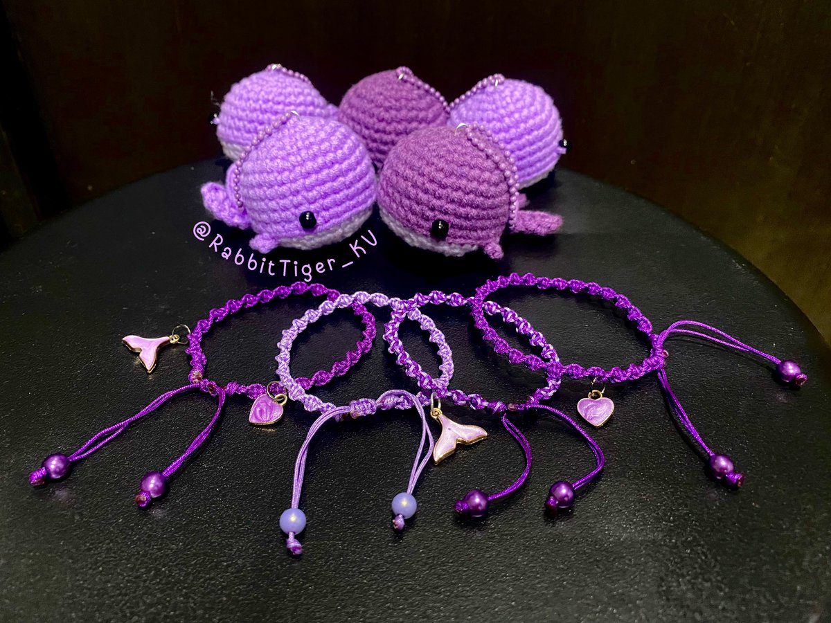 RabbitTiger_KV's tweet photo. 💜 สร้อยข้อมือสีม่วง / กำไลม่วง 💜
(โปรเจค Purple String )
~เลือกแบบเปลี่ยนจี้ได้~
✨ราคา 59 บาท ✨
✨ ซื้อ 2 เส้น ราคาพิเศษ 100 บาท ✨
🐳 วาฬน้อย ✨ราคา 69 บาท ✨
(‼️ส่งฟรีทุกรายการ‼️)
#กําไลม่วง #ตลาดนัดบังทัน
#พวงกุญแจ #BTSARMY #purplestringproject #วาฬม่วง https://t.co/C0HbRq6Nr3
