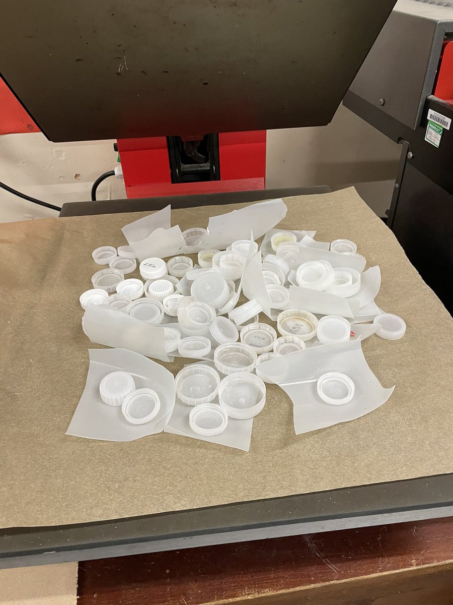 STEM@BC (@stembc) on Twitter photo STEM club are experimenting with reforming plastic bottle lids to make useable plastic sheet. Reduce, Reuse, Recycle ♻️ <a href="/BishopChalloner/">Bishop Challoner Catholic College</a> #recycling #CarbonFreeBy2040 #ecofriendly STEM club are experimenting with reforming plastic bottle lids to make useable plastic sheet. Reduce, Reuse, Recycle ♻️ <a href="/BishopChalloner/">Bishop Challoner Catholic College</a> #recycling #CarbonFreeBy2040 #ecofriendly