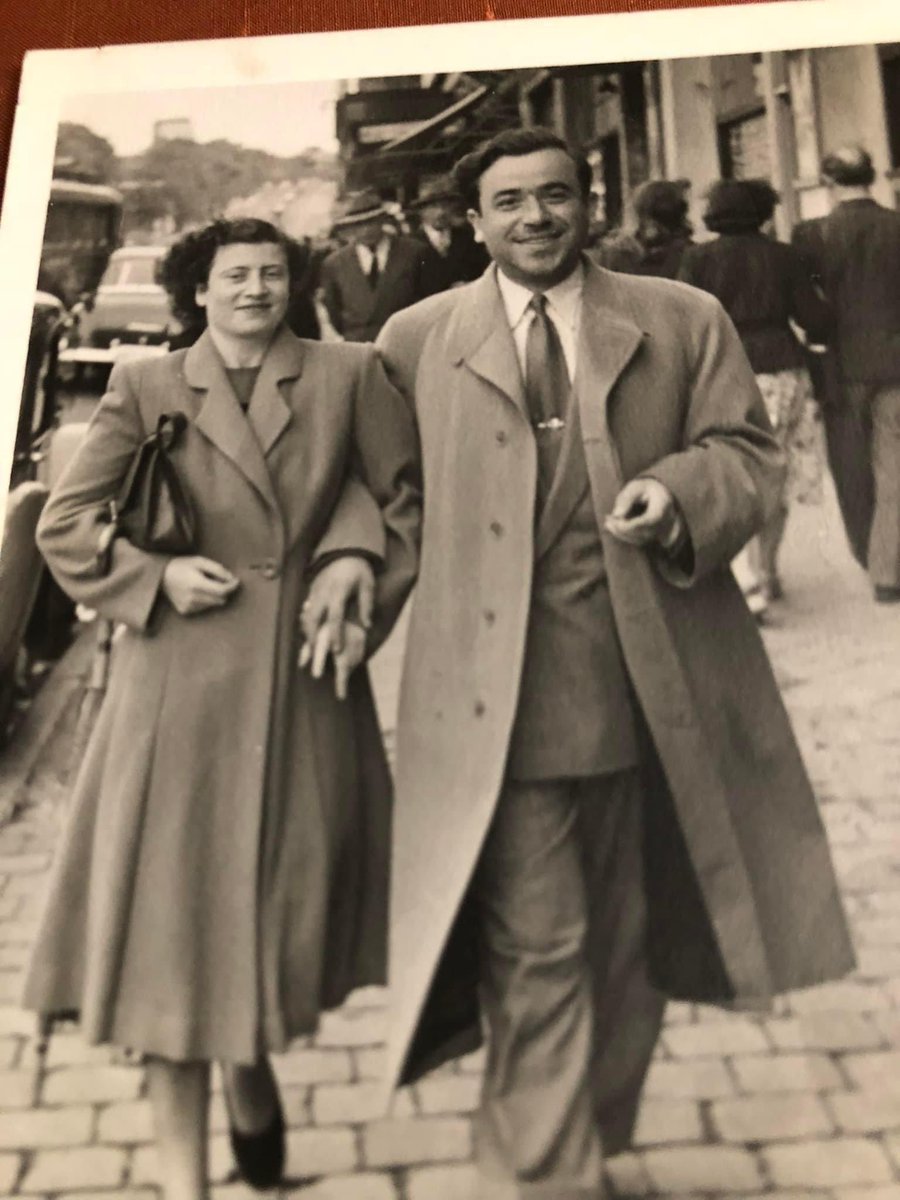 These were my Grandparents. My Grandmother was taken to Auschwitz. My Grandfather to Bergen Belsen. 90% of their family….my family, was wiped out by the Nazis in the camps, they miraculously survived and endured. #NeverAgain #HolocaustMemorialDay