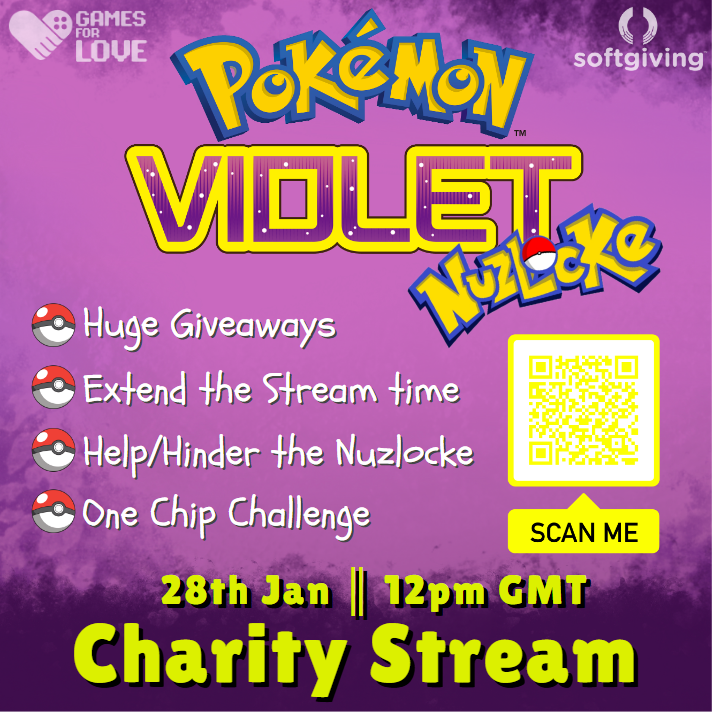 CyberinaGaming's tweet photo. Join me tomorrow to help raise money for @GamesForLoveorg in partnership with @softgiving 💚

Make sure you're following for giveaway announcements 👀 the prizes are NOT to be missed! https://t.co/GtJFoyAjst