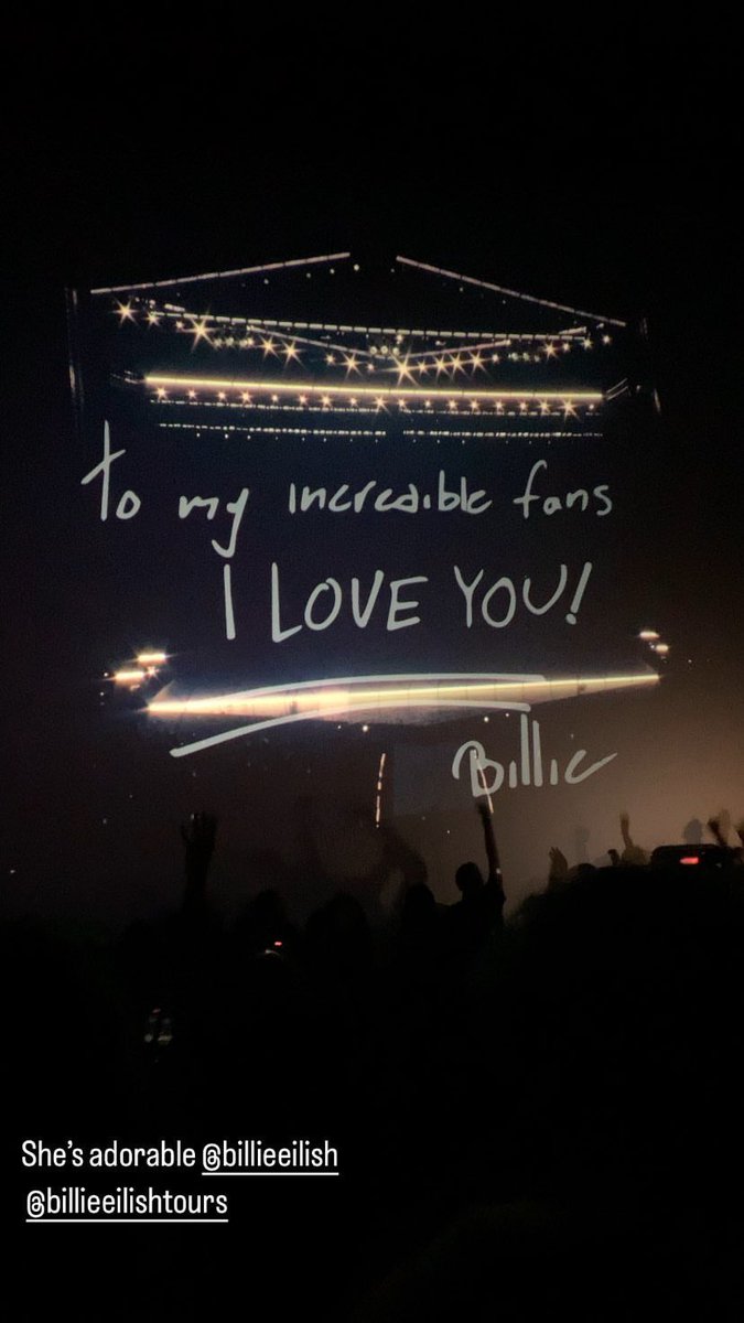 Billie Eilish Tours tweet media