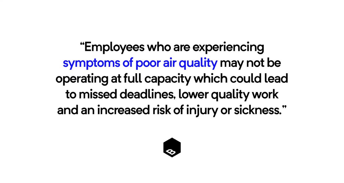 Have you noticed a decrease in productivity or an increase in sick days?

Poor air quality contributes to a decline in employee and occupant wellbeing, leading to unforeseen business costs and missed deadlines.

Keep on top of your IAQ with beringar.co.uk