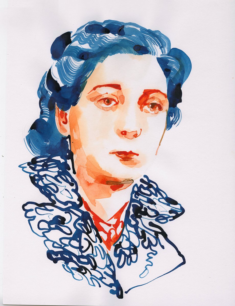 abstractsunday's tweet photo. Today is Holocaust Remebrance Day.
Each year I go to the virtual Remember Wall of @yadvashem. You sign up with your name, and then you’ll be randomly linked to one of the victims of the Holocaust.
I remember Truda Sonderling, of Bielsko in Poland with a portrait.
#WeRemember https://t.co/OWwcOfMtMy