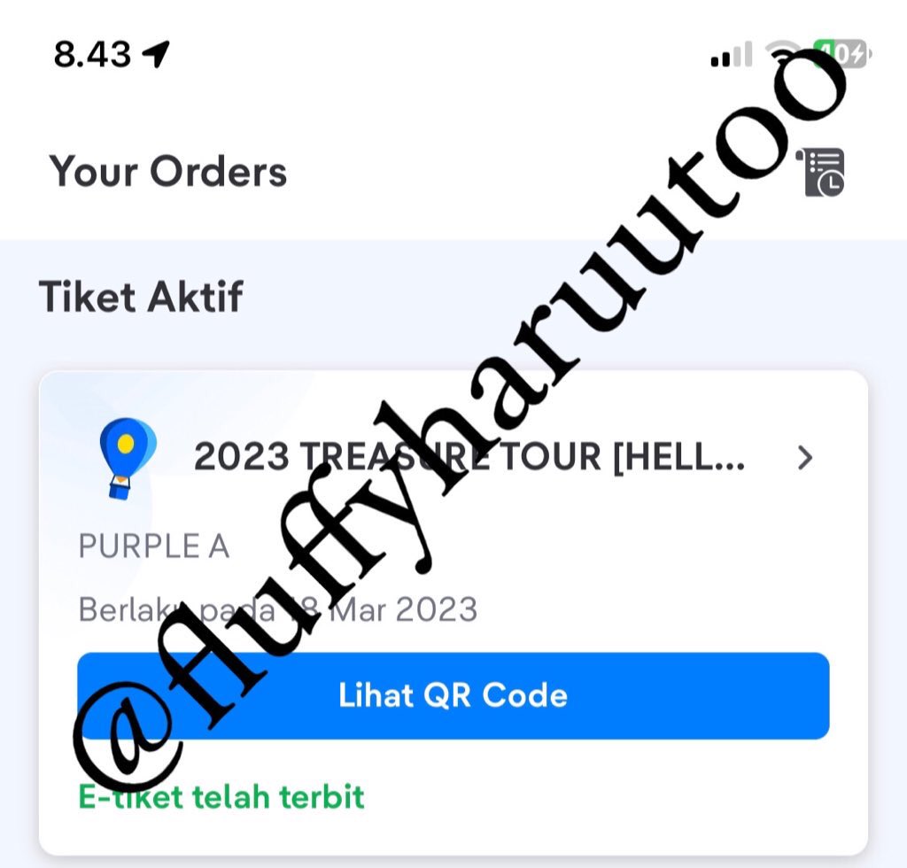 fluffyharuutoo's tweet photo. wts purple a day 1 konser treasure hello in jakarta under 2jt
✅ proof
✅ no scam
✅ surat kuasa bila diperlukan
dijual karena udah dapet di section pink b di hari yang sama #wts #zonauang #zonajajan #TREASURE_HELLOinJKT #wtskonser https://t.co/6HoOS2U0b5