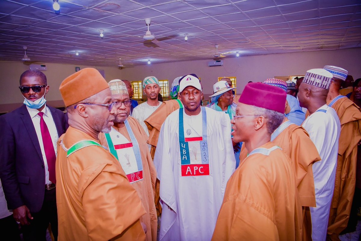 BashirSZuntu's tweet photo. I am honored to receive my governor,  His Excellency Mallam Nasir Ahmad Elrufai @elrufai &amp; his entourage for the official Commissioning of Kubau Local Government Council Projects. A total of 13 projects were commissioned. https://t.co/yJlsnxRkqE