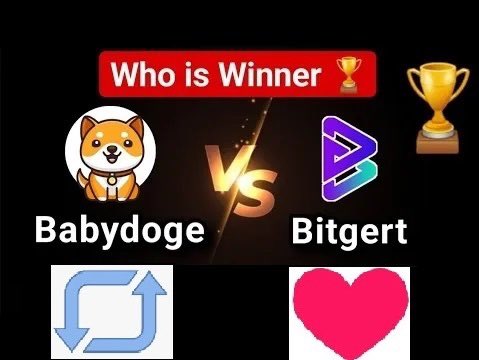 AlphaCryptoGems's tweet photo. If you were faced with a choice, which token would you choose between the two  #BabyDoge RT🔁 or #BITGERT  LIKE ❤ https://t.co/d7FSSBbZl0