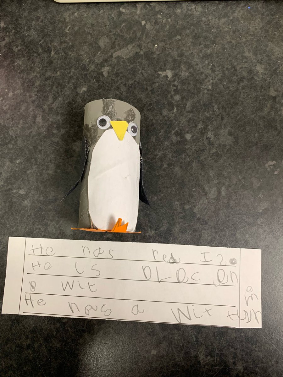 shipley_ce's tweet photo. What fantastic penguins! Well done reception for your super sentences @WeAreBDAT #EYFS #reception #writing #phonics #earlyreading #provision #purpose https://t.co/daGHQ5Lmm9