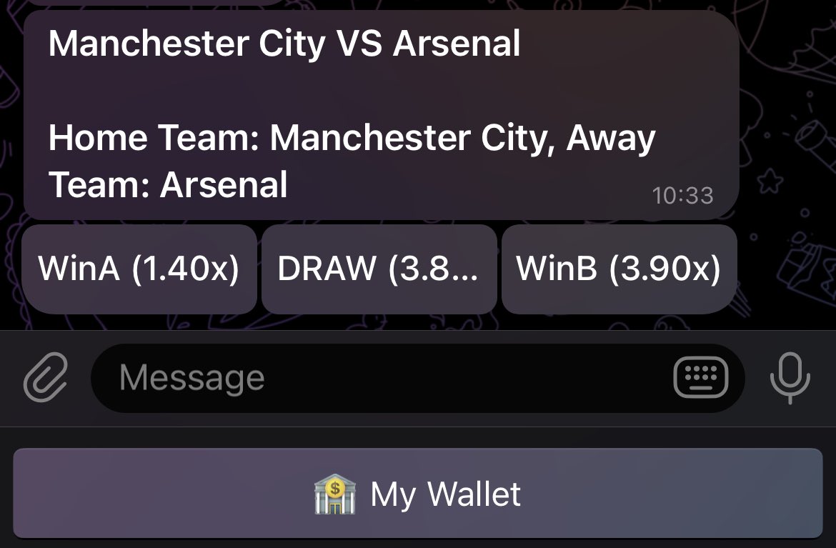 🧙‍♂️ Don’t forget that you can place your bet on our Utility Platform!

⚽️⚽️⚽️⚽️

🏴󠁧󠁢󠁥󠁮󠁧󠁿 #ManchesterCity v #Arsenal 🏴󠁧󠁢󠁥󠁮󠁧󠁿

- Deposit $HSB tokens into your Telegram wallet &amp; click “Burn to bet”

⚠️Platform: t.me/xHazard_Bot

$XRP $Hbar #Ripple $Algo $XLM