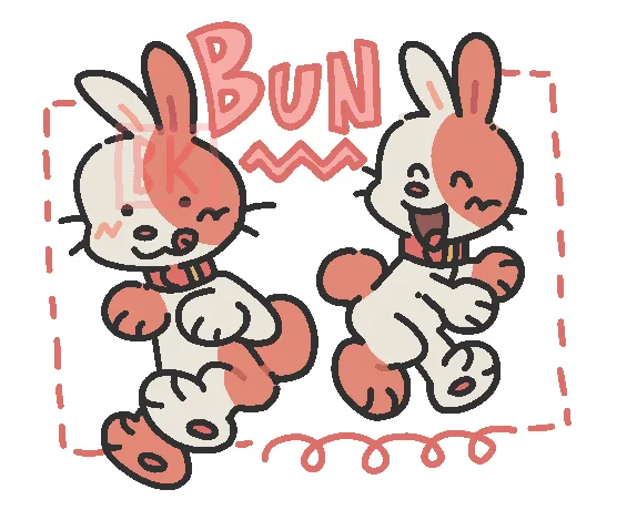 Other white with orange spots rabbits....my siblings  