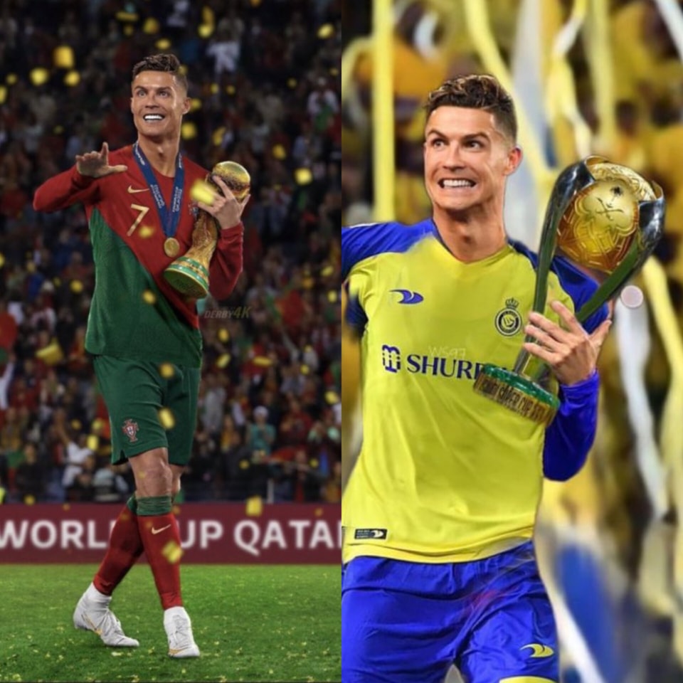 Troll Football on X: Arab's gave Ronaldo a mini World Cup to make