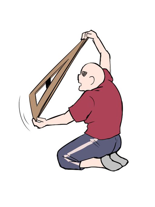 【ネタ絵】#ぼっち・ざ・ろっく を作業BGMにしてたけど7話目の体育祭シーンのこのキャラがものすごく印象に残って描いてしまった📐 