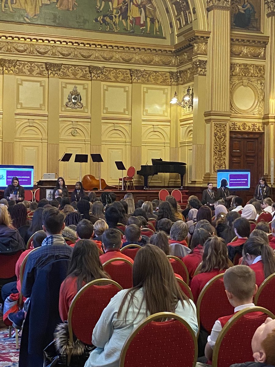 #HolocaustMemorialDay Now it’s the turn of @ndhsglasgow quoting Holocaust survivor Elie Wiesel “What hurts most is not the cruelty of the oppressor but the silence of the bystander”