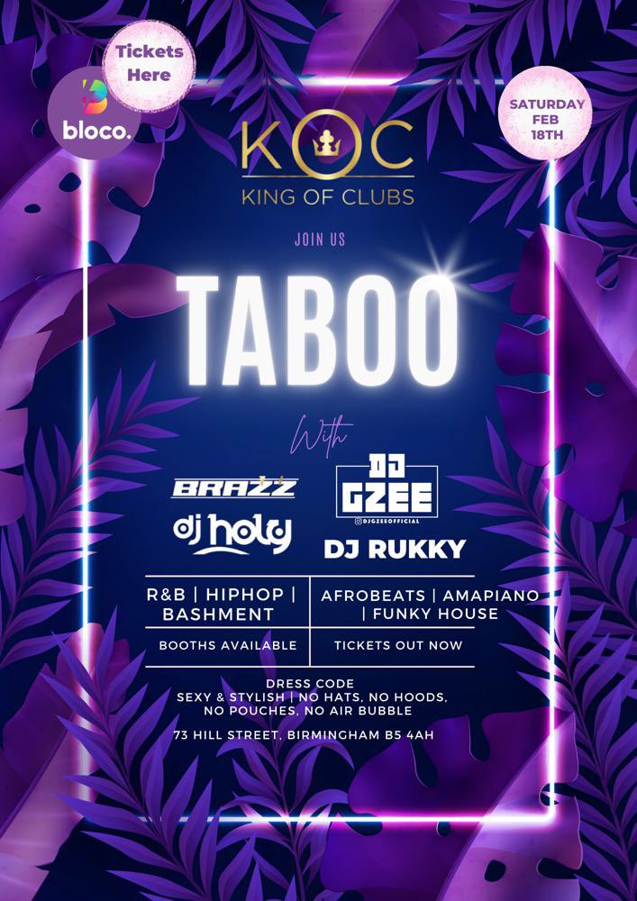 Tickets out now - bloco.co.uk/events/koc-pre…