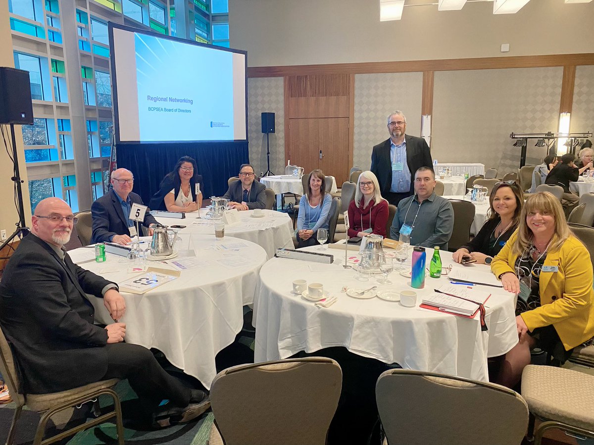 FraserCrew's tweet photo. Day one at the BCPSEA AGM had a full agenda with relevant info on HR/Bargaining for the Board of Education. Collaboration at its best with an amazing group who are the #ThompsonOkanagan Branch #BCPSEA reps.
#sd23 #sd23ed #sd23learns #centralokanaganpublicschools #bced #bcpoli https://t.co/b8nid4hQVn