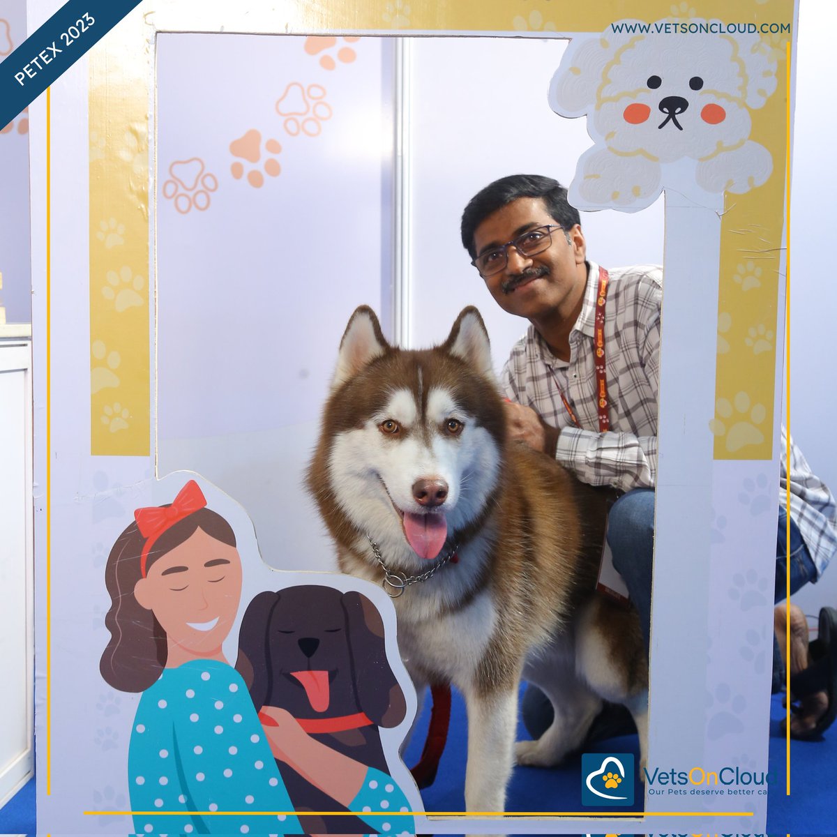 VetsOnCloud's tweet photo. We are getting an amazing response from the Pet Parents and Vets from different cities.
Visit our stall A45 today at the Petex 2023!
#VetsonCloud #vetsofhyderabad #petex2023 #petexhyderabad #petexpo2023 #petexposition #petparents #petshow #veterinaryclinics #doglover #carlovers https://t.co/uj4FfU1na3