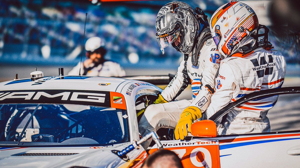 amgmotorsport's tweet photo. #IMSA - It's race day for our #AMGGT4! ⏰

Michelin Challenge:
🕞 03:25 PM - Practice 3
🕗 07:45 PM - 4-hour Race

WeatherTech Championship:
🕔 05:20 PM - Practice 4

All times CET. 

Don't miss it 👉 https://t.co/AtaqgR3mgt (local restrictions apply)

#WeLivePerformance #IMPC https://t.co/4c9SH4nUhc