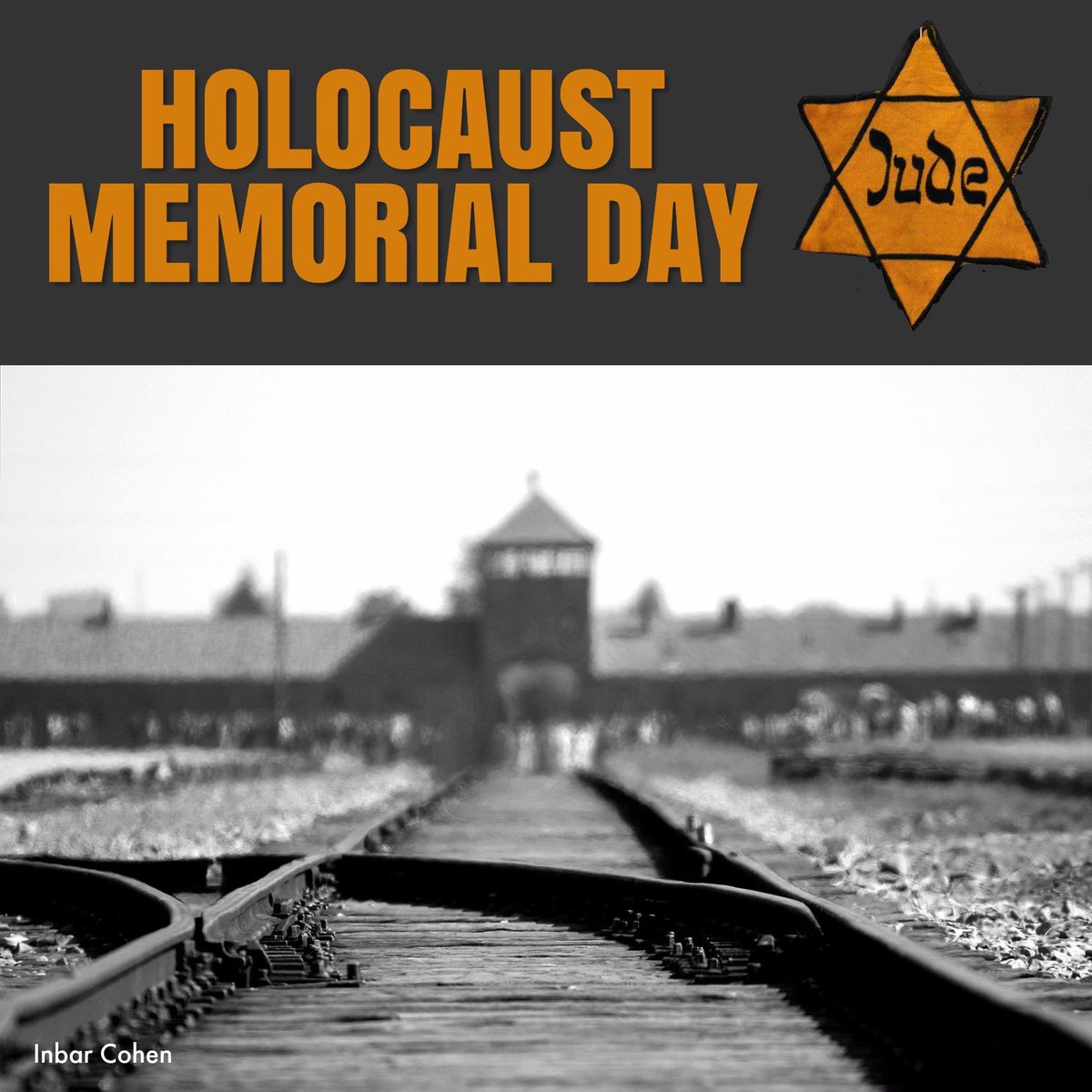 The Holocaust was one of the darkest things in history. Today we remember all those murdered in the Holocaust only because they were born Jewish. 

Never again. 
#InternationalHolocaustMemorialDay