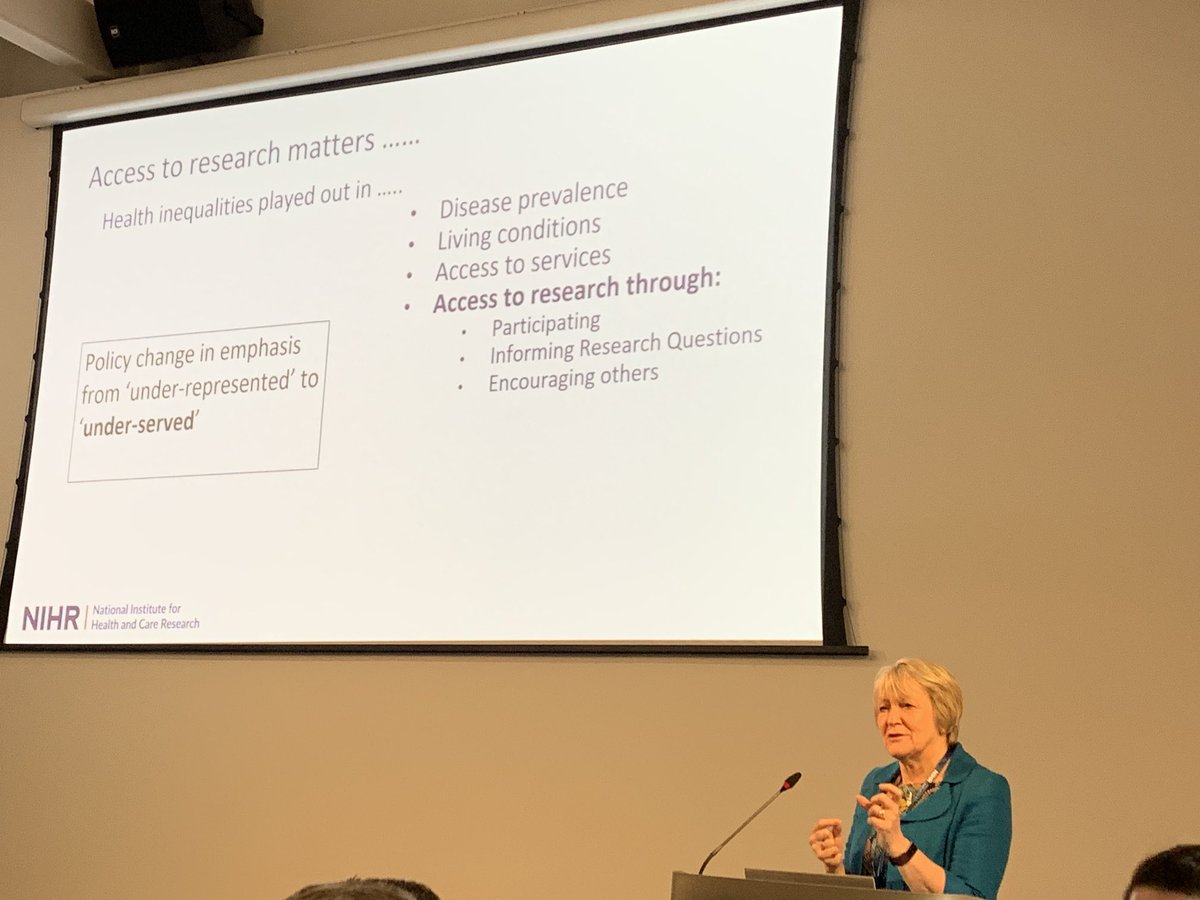 Words are important - better ways of ‘serving’ will ensure improved ‘representation’ - research is vital for everyone’s health! ⁦<a href="/ruthendacott/">Ruth Endacott 💙</a>⁩ ⁦<a href="/rhcnrc/">NIHR RHC-NRC</a>⁩ ⁦<a href="/JennySyson/">Jennifer Syson</a>⁩ #RHCSymposium23