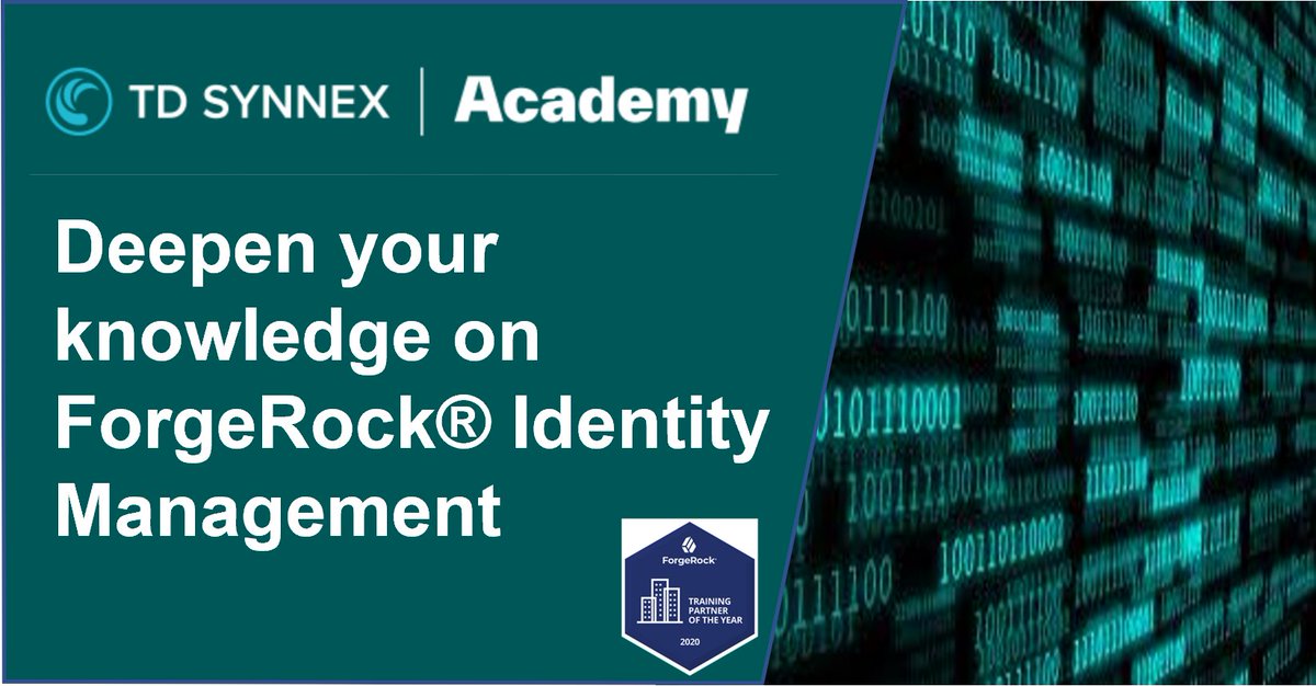 Are you a #ForgeRock Identity Cloud user and looking to go deeper into its features? Have a look at our IC-420 course which focuses on the identity management-related features. 
academy.tdsynnex.com/uk/training/co…
#LearnToSucceed
<a href="/ForgeRock/">ForgeRock (Now Ping Identity)</a>
