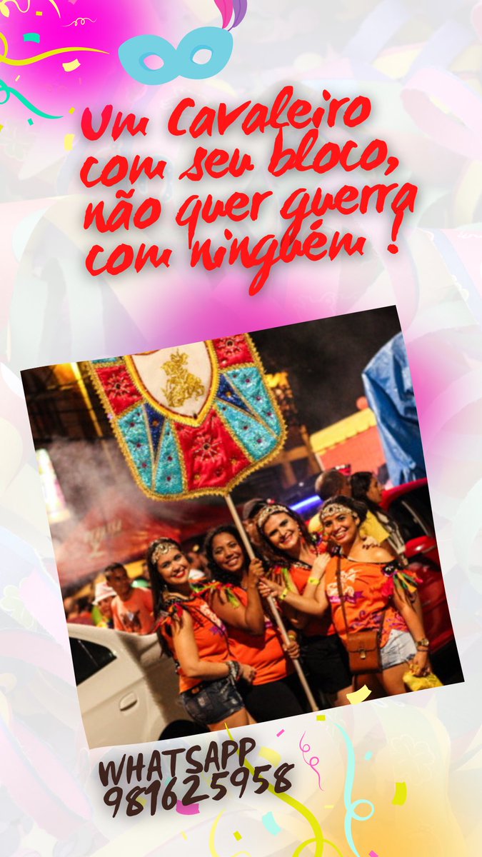 casadnoca's tweet photo. O Bloco Cavaleiros D’Noca, saiu pelas ruas durante 10 anos, desfilando folia e good vibes por onde passava.
Estamos de volta em 2023! 
Agora, é organizar a fantasia e vir pra folia. Vamos Cavaleiros, é tempo de celebrar! 
 19/02  Dom Gastrô Bar. VENDAS POR WHATSAPP 981625958 https://t.co/H0jBHjQEXH