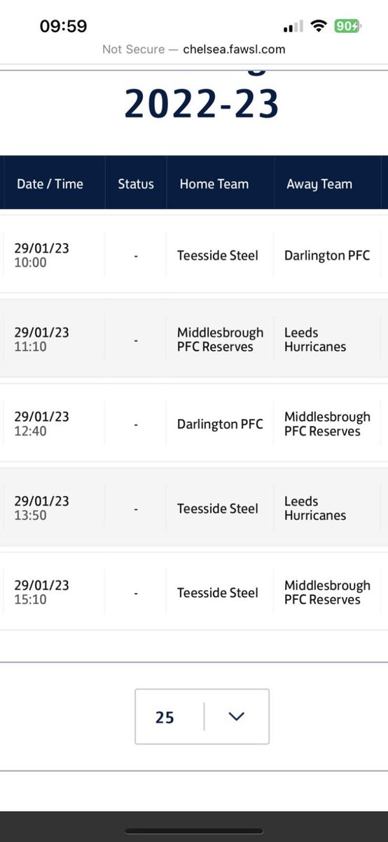 This Sunday 29th January both of our teams are playing in the North East regional league. Please come along to watch. Refreshments available to buy.

Address is Queens Campus Sports, Durham University, Stockton. TS17 6BH  

Match times below👇: